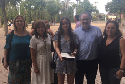 Rita Martí, distinció PAU amb una de les tres notes més altes de Barcelona